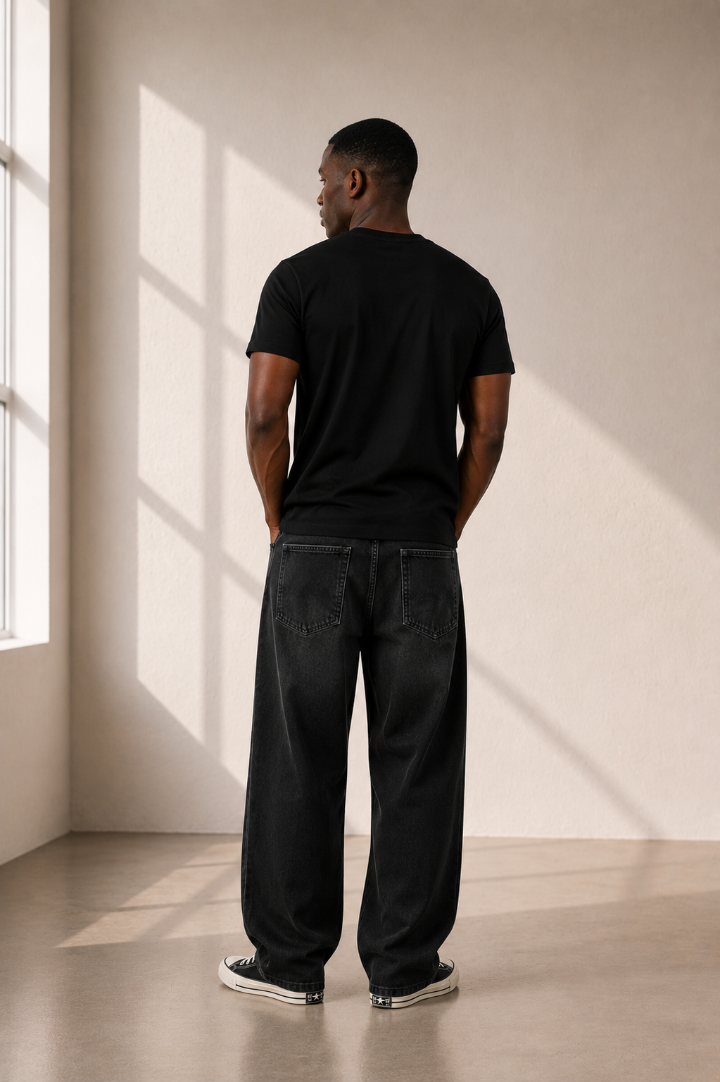 Bamboo Active T-shirt - Black | Slim Fit Bamboo Lycra Tee