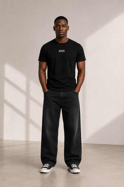 Bamboo Active T-shirt - Black | Slim Fit Bamboo Lycra Tee