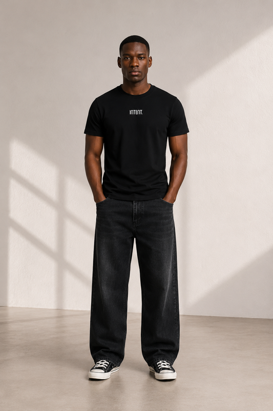 Bamboo Active T-shirt - Black | Slim Fit Bamboo Lycra Tee