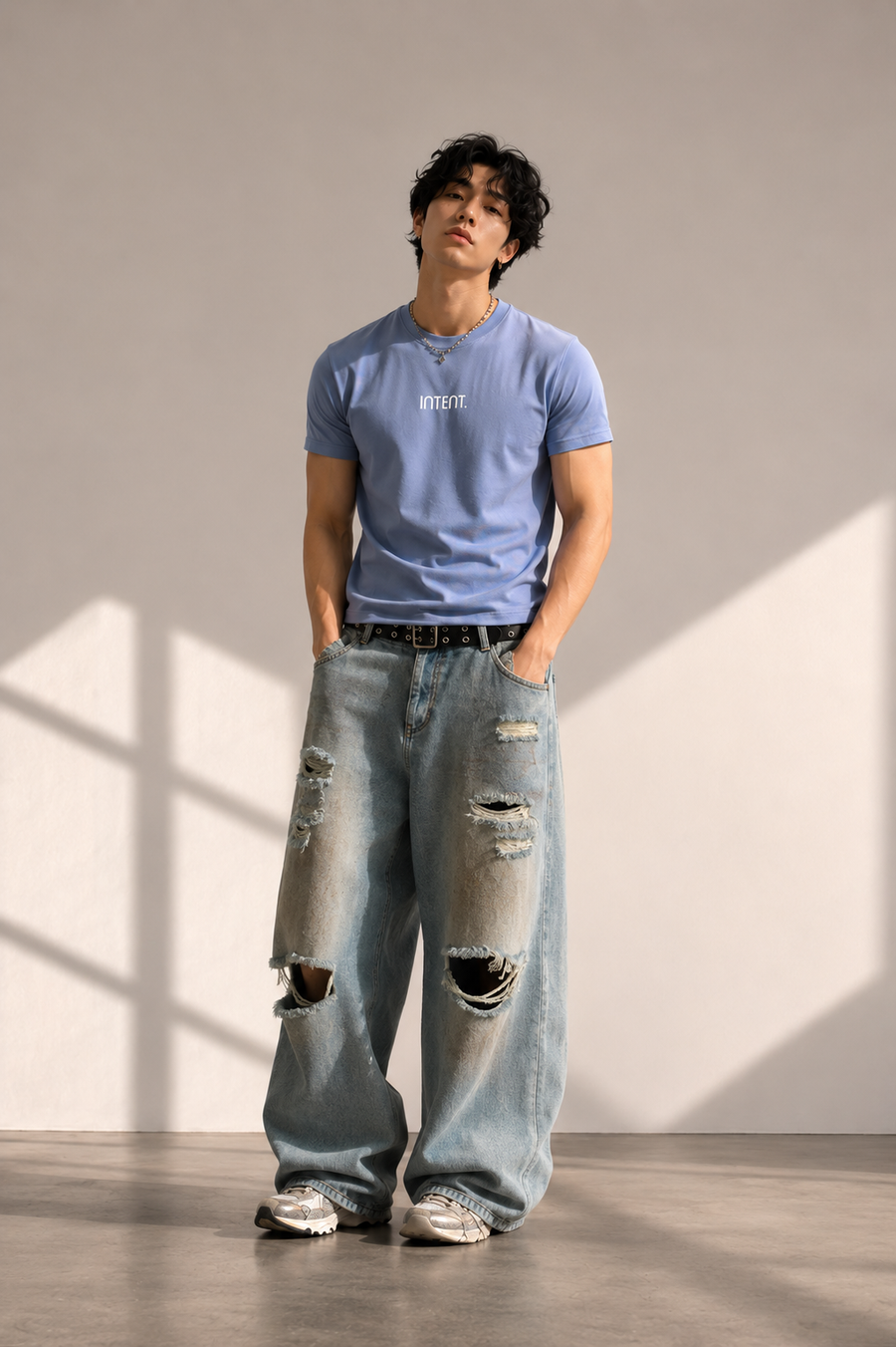 Bamboo Active T-shirt - Cosmic Sky | Slim Fit Bamboo Tee