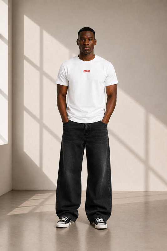 Bamboo Active T-shirt - Off White | Slim Fit Bamboo Lycra Tee