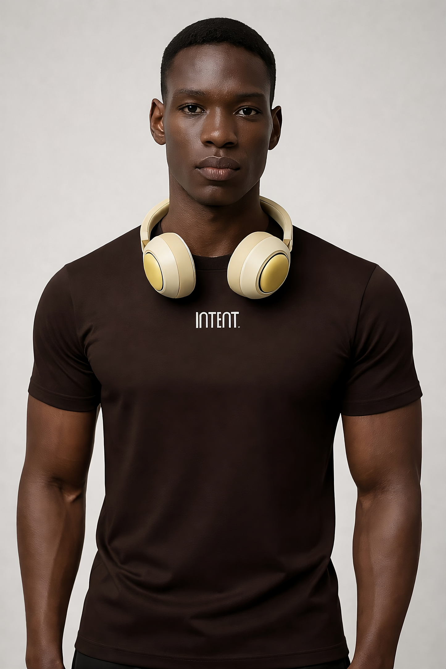 Bamboo Active T-shirt - Chocolate Brown | Bamboo Lycra Gym Tee