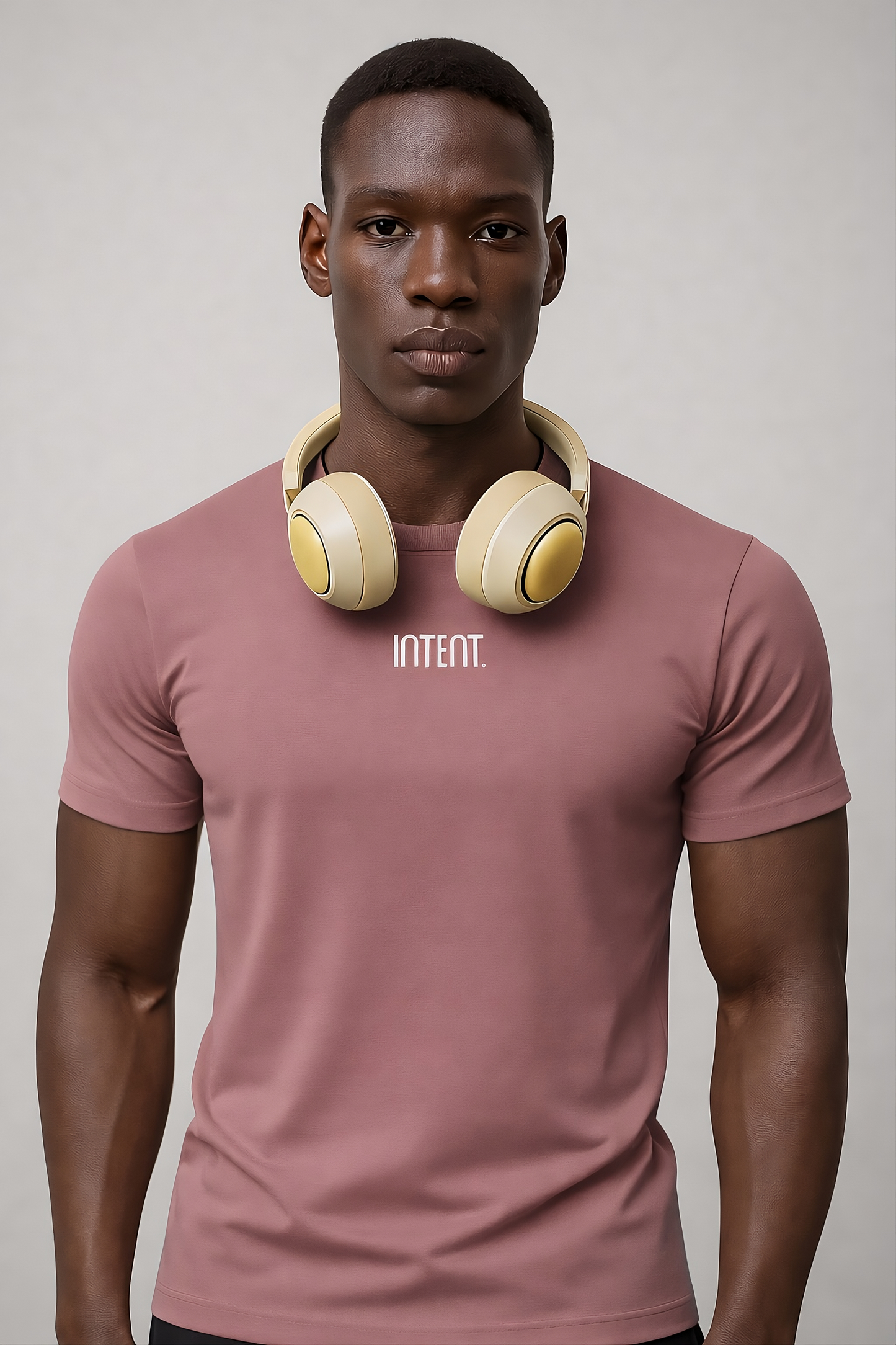 Bamboo Active T-shirt - Old Rose | Bamboo Lycra Gym Tee
