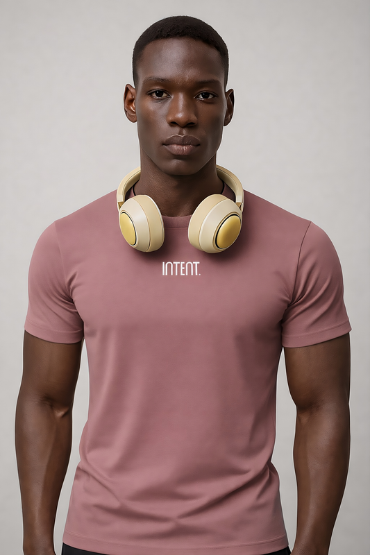 Bamboo Active T-shirt - Old Rose | Bamboo Lycra Gym Tee